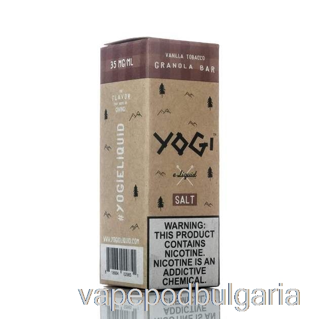 Vape Bulgaria Vanilla Tobacco Granola Bar - Yogi Salts E-liquid - 30ml 35mg